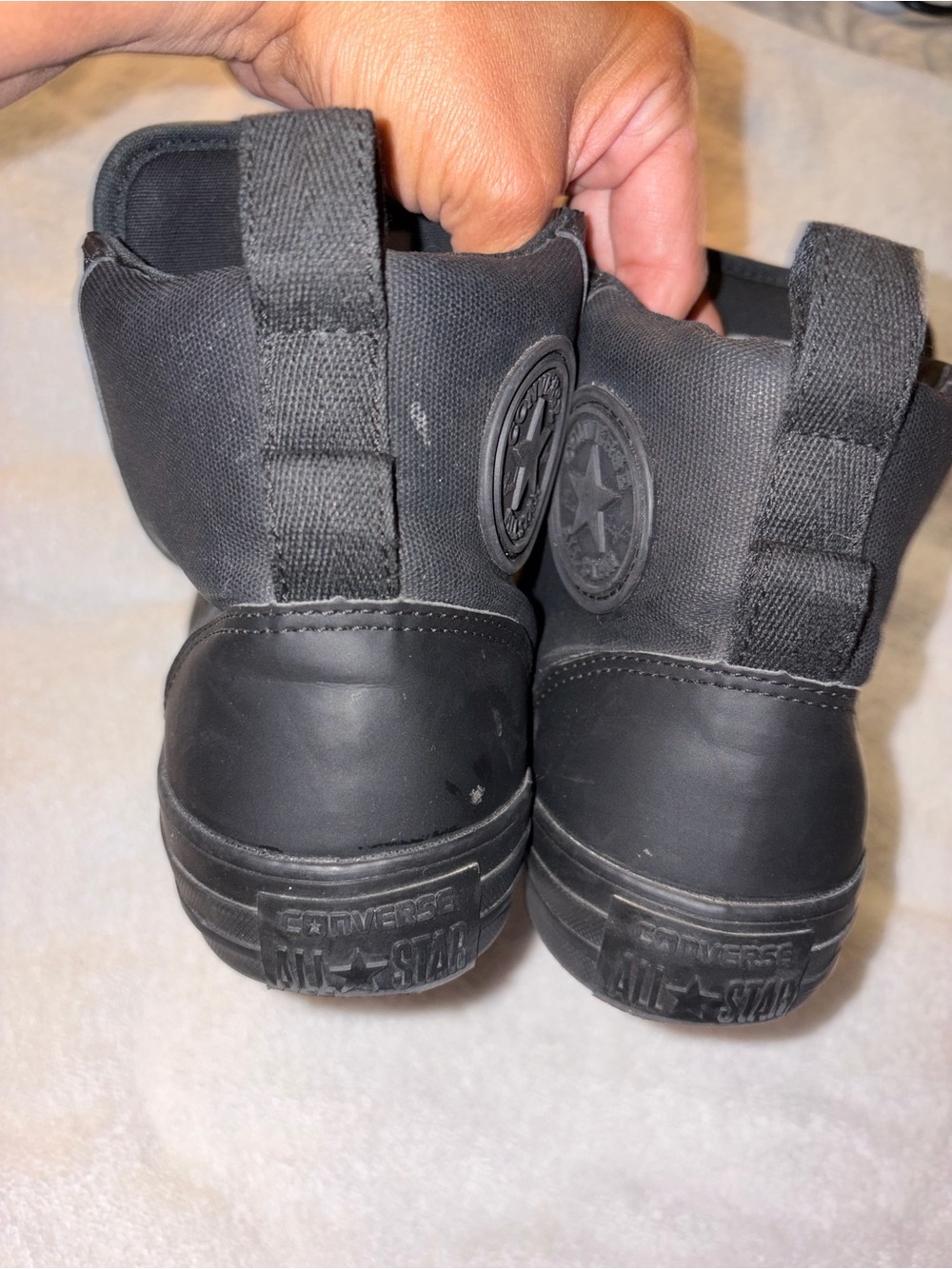Converse Black High-Top Canvas Sneakers - Picture 5 of 6
